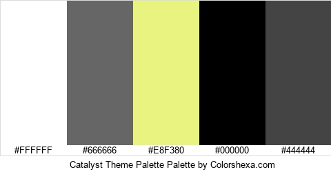 Catalyst Theme Palette Colors Logo