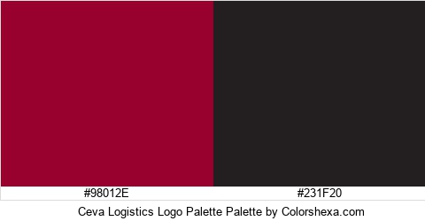 Ceva Logistics Logo Palette Colors Logo
