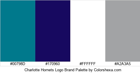 Charlotte Hornets Logo Brand Colors Logo