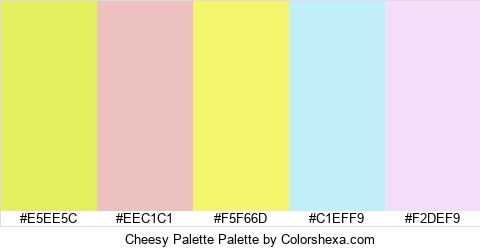 Cheesy Palette Colors Logo