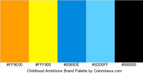 Childhood Ambitions Brand Colors Logo