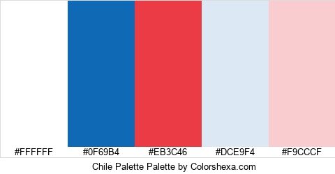 Chile Palette Colors Logo