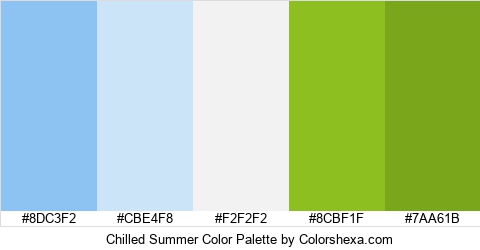 Chilled Summer Color Colors Logo