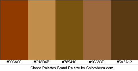 Choco Palettes Brand Colors Logo