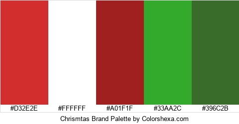Chrismtas Brand Colors Logo