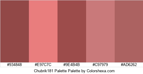 Chubrik181 Palette Colors Logo