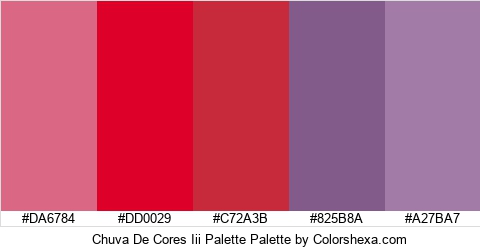 Chuva De Cores Iii Palette Colors Logo