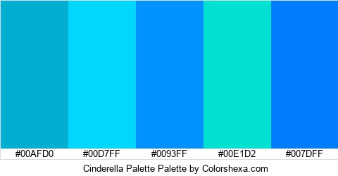 Cinderella Palette Colors Logo
