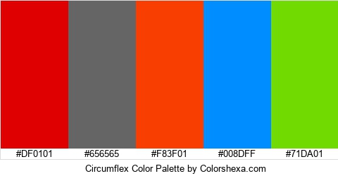 Circumflex Color Colors Logo