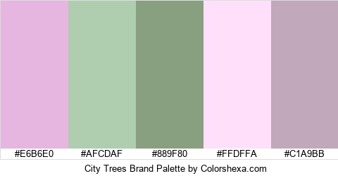 City Trees Brand Colors Logo