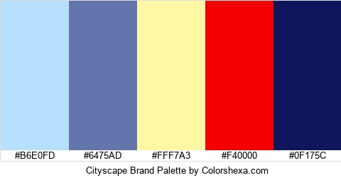 Cityscape Brand Colors Logo