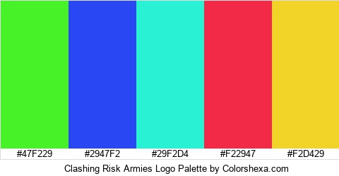 Clashing Risk Armies Logo Colors Logo