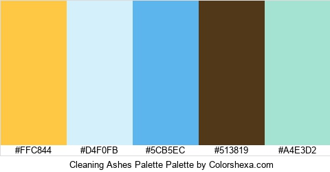 Cleaning Ashes Palette Colors Logo
