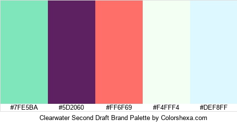 Clearwater Second Draft Brand Colors Logo