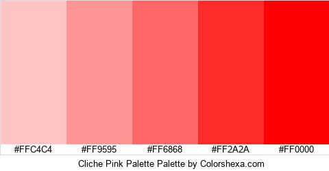 Cliche Pink Palette Colors Logo