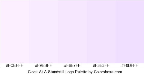 Clock At A Standstill Logo Colors Logo