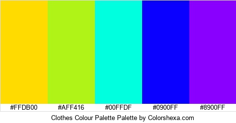 Clothes Colour Palette Colors Logo