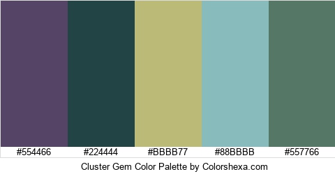 Cluster Gem Color Colors Logo