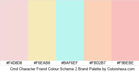 Cmd Character Friend Colour Scheme 2 Brand Colors Logo