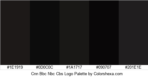 Cnn Bbc Nbc Cbs Logo Colors Logo