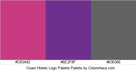 Coast Hotels Logo Palette Colors Logo