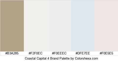 Coastal Capital 4 Brand Colors Logo