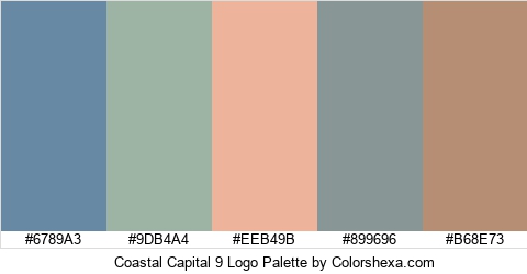 Coastal Capital 9 Logo Colors Logo