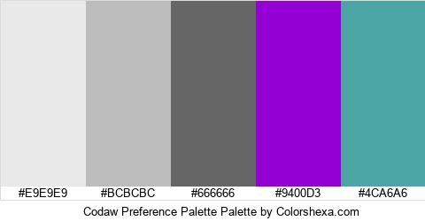 Codaw Preference Palette Colors Logo