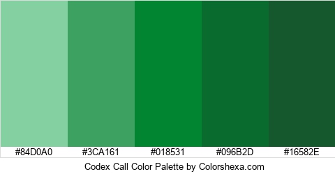 Codex Call Color Colors Logo