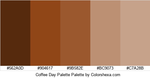 Coffee Day Palette Colors Logo