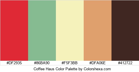 Coffee Haus Color Colors Logo