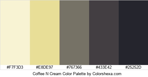 Coffee N Cream Color Colors Logo