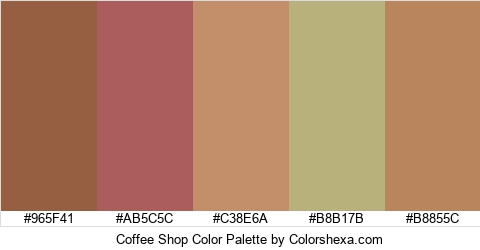 Coffee Shop Color Colors Logo