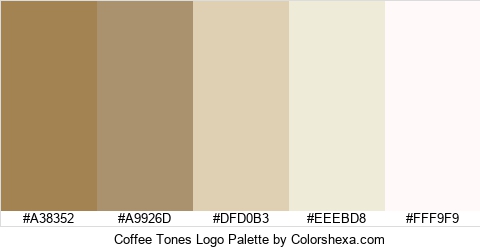 Coffee Tones Logo Colors Logo
