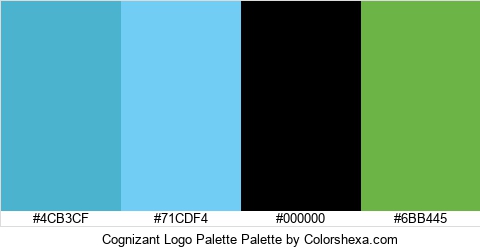 Cognizant Logo Palette Colors Logo