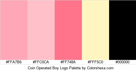 Coin Operated Boy Logo Colors Logo