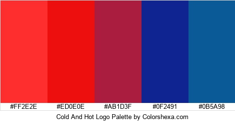 Cold And Hot Logo Colors Logo