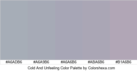 Cold And Unfeeling Color Colors Logo