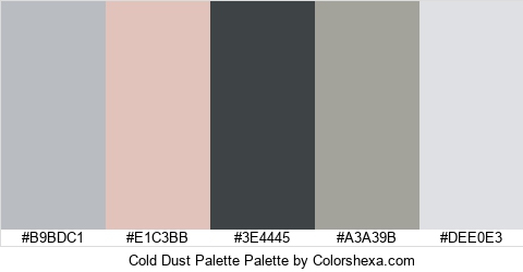 Cold Dust Palette Colors Logo