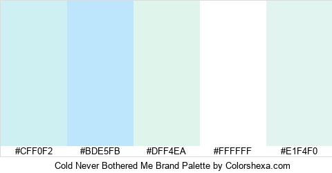 Cold Never Bothered Me Brand Colors Logo