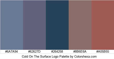 Cold On The Surface Logo Colors Logo