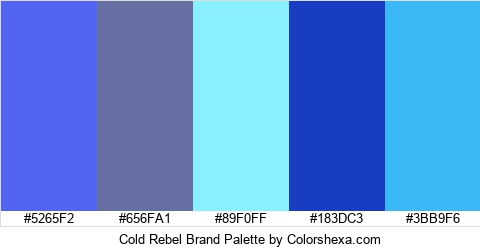 Cold Rebel Brand Colors Logo
