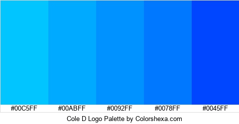 Cole D Logo Colors Logo