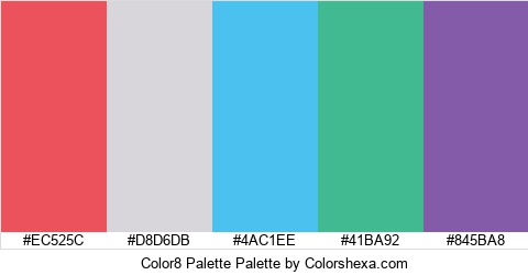 Color8 Palette Colors Logo