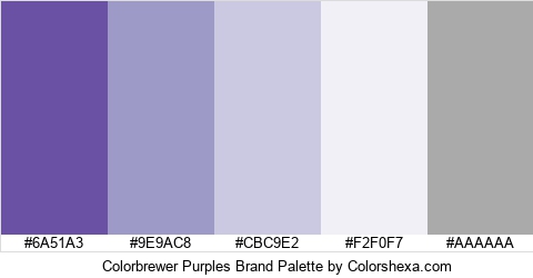Colorbrewer Purples Brand Colors Logo