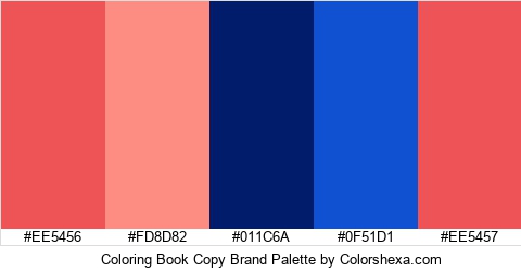 Coloring Book Copy Brand Colors Logo