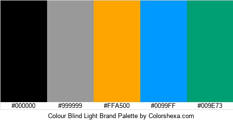 Colour Blind Light Brand Colors Logo