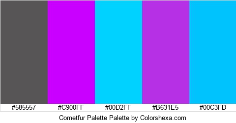 Cometfur Palette Colors Logo