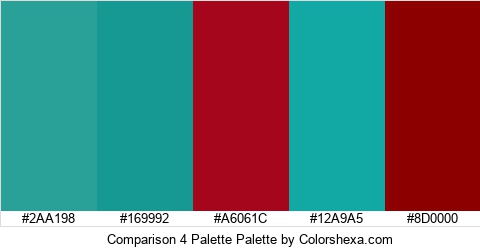 Comparison 4 Palette Colors Logo