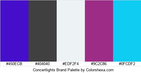 Concertlights Brand Colors Logo